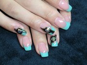 Наращивание ногтей(гель) маникюр, покрытие, коррекция