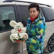 Игрушка из живых цветов Зайчик