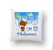Подушка. Печать на подушке односторонняя или двухсторонняя,  нанесение 