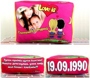 Эксклюзив!!!Подушки Love is + ваше фото 