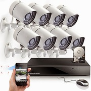 Установка систем видео наблюдения , охранно-пожарная сигнализации. ВКО 