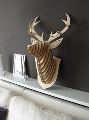 Декоративные головы животных из фанеры. Резка из фанеры любых голов жи