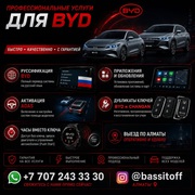  BYD  профессиональные услуги в Алматы. 